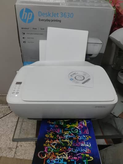 hp deskjet 3630 all in one  printer scanner copier wifi
