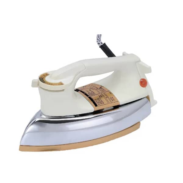 Iron - Inverter Dry Iron with Heavy-Weight Design, 300-400 W, 220V, Energy Saving up to 70%, Compatible with Solar and UPS