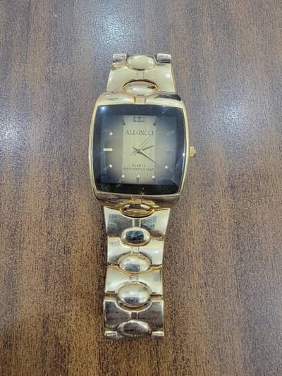 Alloncci Gold Plated Watch