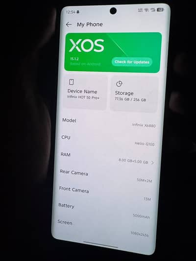 Infinix hote 50 pro ply