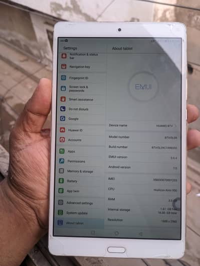 Huawei Mediapad 3 pta approved