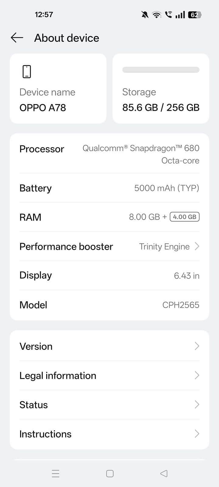 OPPO A78 2