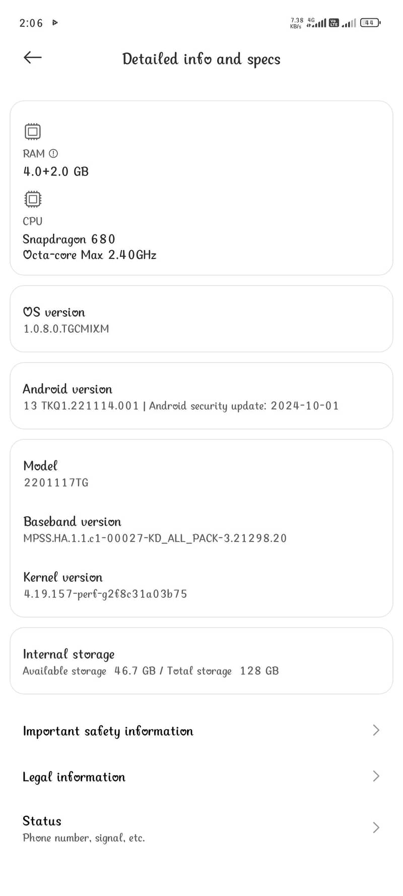 Xiaomi Redmi Note 11 6