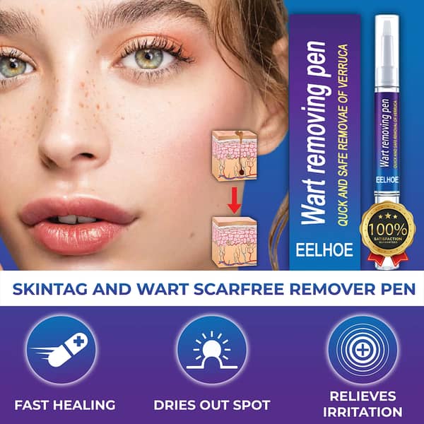 Portable Skin Tag Mole Removal Pen – Rechargeable Beauty Device with Multiple Modes | Personal Skin Care Kit