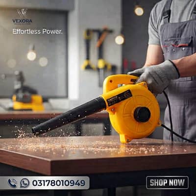 High-Power 2-in-1 Portable Electric Air Blower & Vacuum Clea