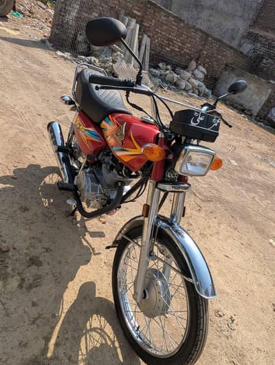 Honda CG 226 2026 model 10/10 scrachless Islamabad resgister