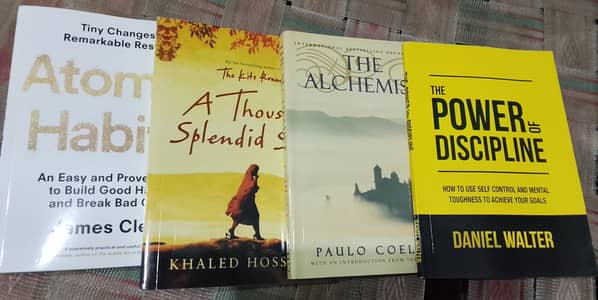 Atomic Habits + Alchemist + 2 more