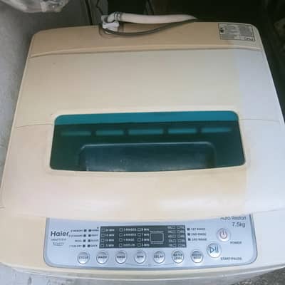 Haier automatic washing machine 7.5kg