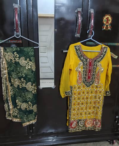 mayo dress with orange shaarrara