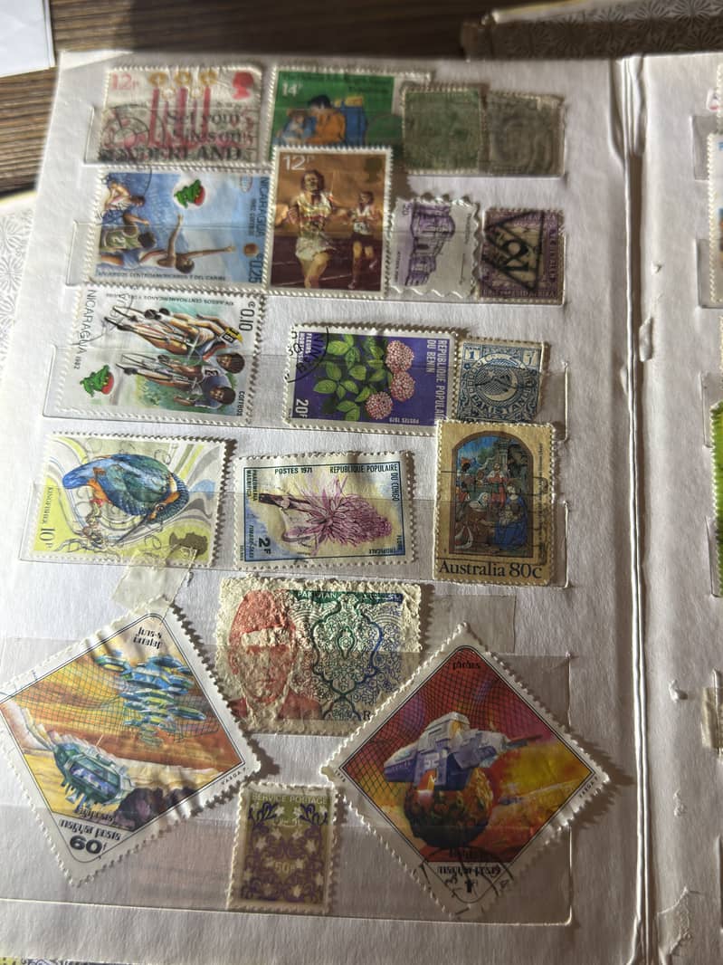 Old postal stamp 0
