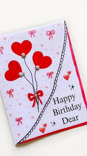 Handmade Birthday Card | Custom Design