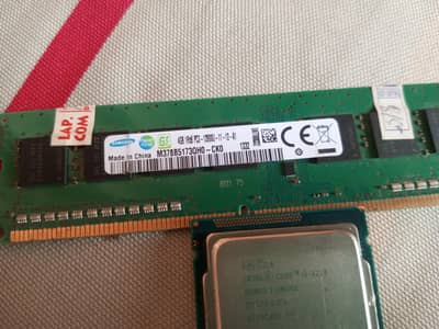 Processor Core i3 (3rd Gen) and ddr3 RAM, 4GB Single
