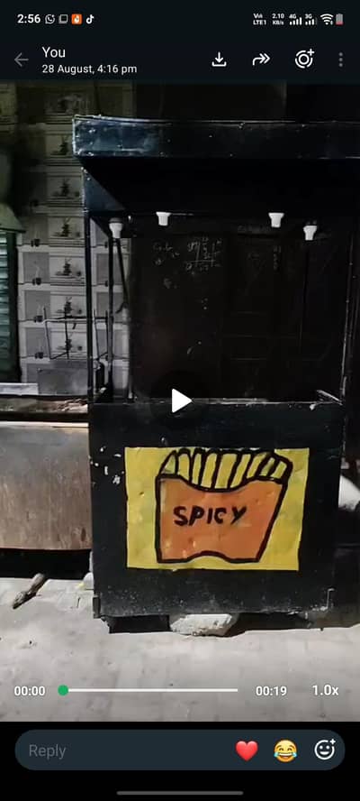 Fries stall for sell new condition