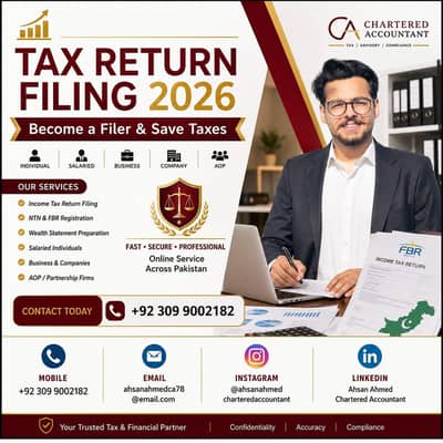FBR TAX COMPLIANCE ALERT- TAX RETURN 2026