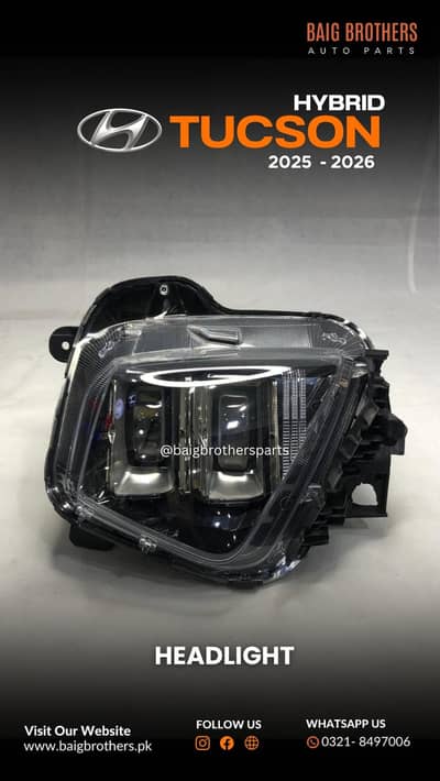 Hyundai Santa Fe Sonata Nline Sportage Hev Headlight Lite Light