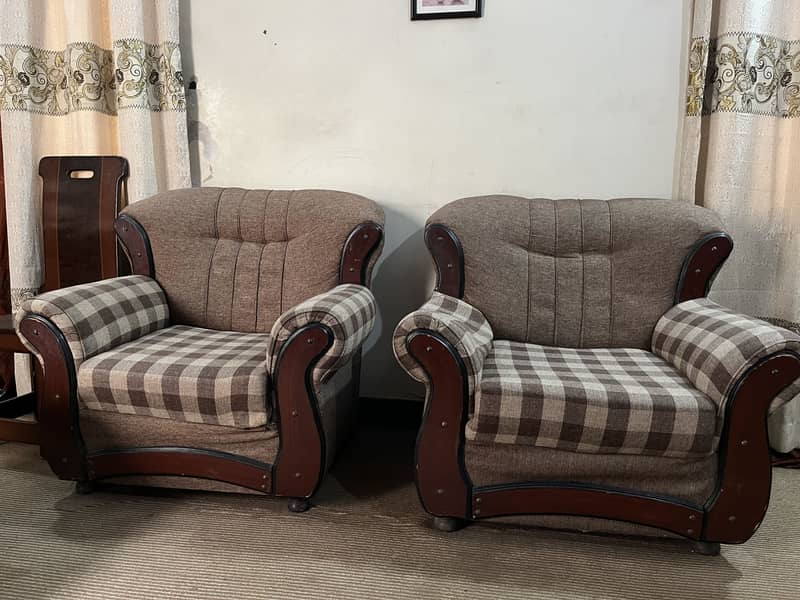 Sofa set with table 2