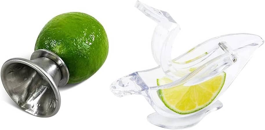 Manual Lemon Slice Juicer Handy Citrus Lime Press Set for Dinner Plate Elegance