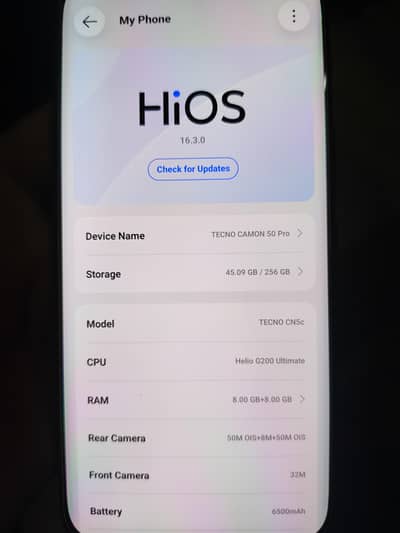 Tecno CAMON 50 Pro