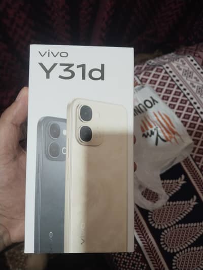 Vivo y31d 2 month use 6/128 box sth ha grey colur