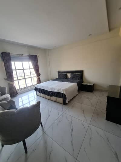 One bed full furnished flat for rent in hights 2 extension phase 4 bahira town