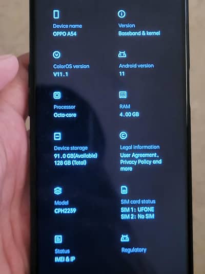 OPPO A54 pta approved
