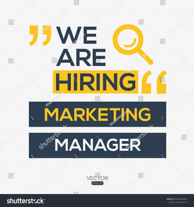 We are hiring marketing team