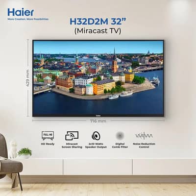Haier LED TV 32i nches