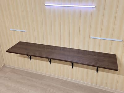 Wooden Wall-Mounted Counter / Study & Computer Table