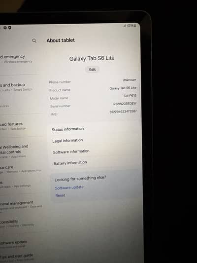 Galaxy Tab S6 lite