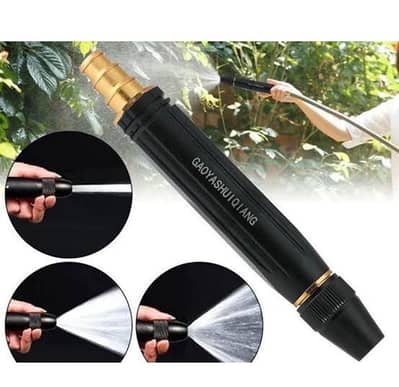 Water Pressure Nozzle Black Gold ABS 3 Spray