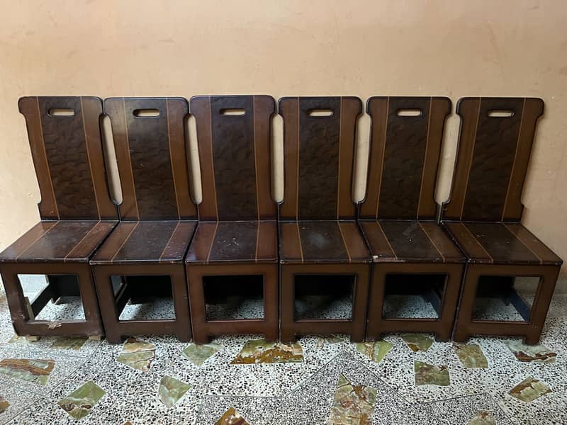 6 chairs dining table 1