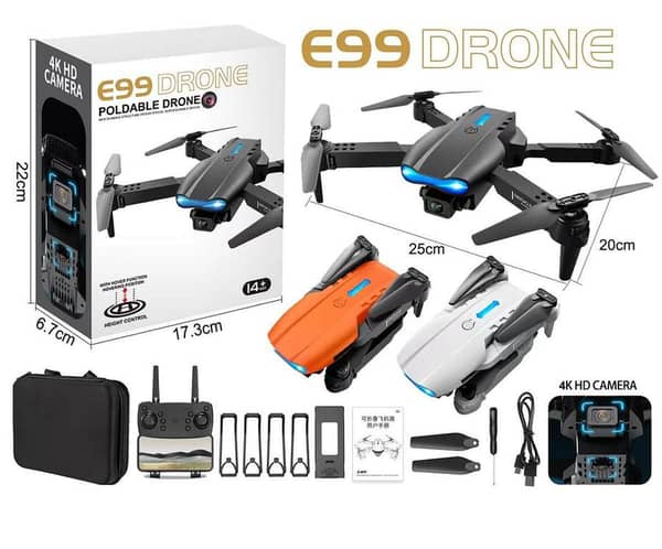 WiFi Drone 4K HD Dual Camera with Remote Control - 2.4GHz