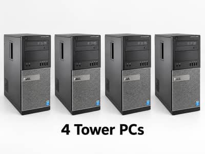 4x Dell Optiplex PC i5 4th Gen 16GB RAM 500GB HDD - 9020 & 7090