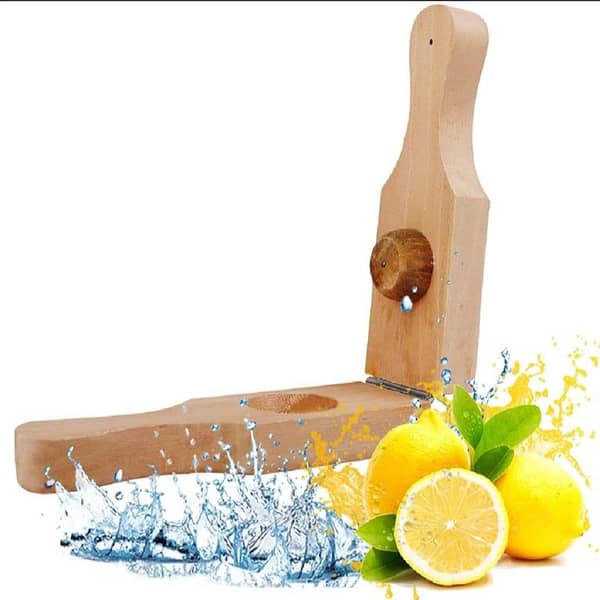 Wooden Lemon Squeezer - Herbal Wooden Lemon Squeezer for Kitchen - Kitchen Accessories