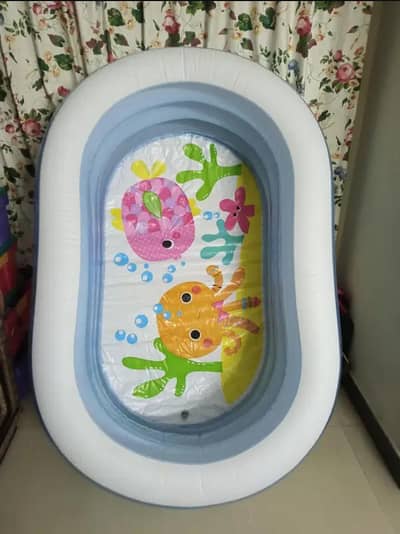 Intex Kids Swimming Pool plus Double Quick Air Pump
