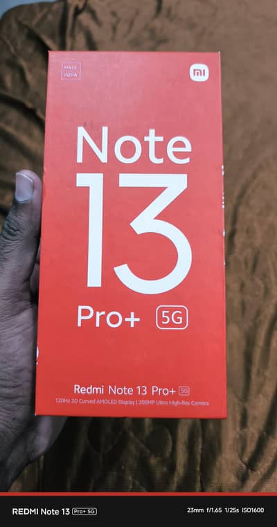 Redmi Note 13 Pro + (With Complete Box)