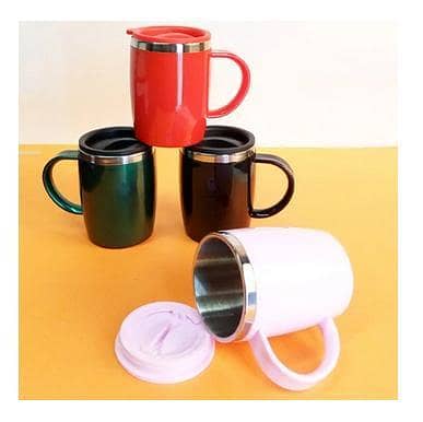 Tea Mug - Coffee Mug - Beast 400ml Stainless Steel Hot Coffee Mug - Airtight Seal Thermal Mug Leak Proof Tumbler - Vacuum Coffee Flask - Juice, Drinks & Baby Milk Hot and Cool Long Time - Stainless Steel Insulated Coffee Ice Cup Double Wall Travel Flask
