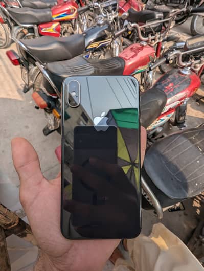Xs panel change ha 256gb battery 77 ha sarvice prha back camra blur ha