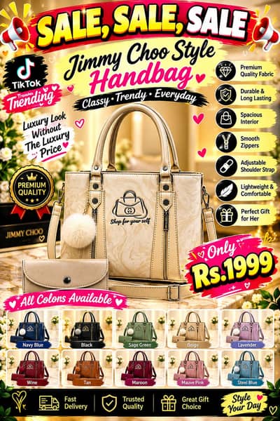 Premium Women’s Stylish Handbag – Shoulder & Tote Bag | Rs. 1,999