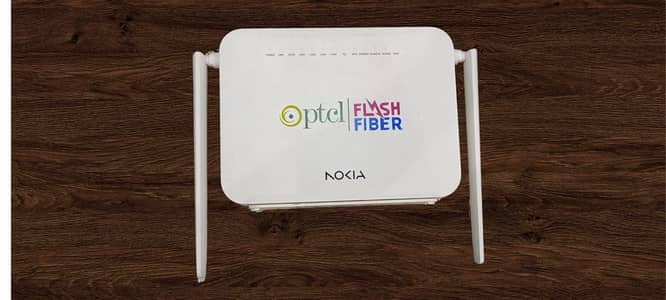 Ptcl Flash Fiber Nokia G-1425G-B Dual-Band Fiber ONT Router