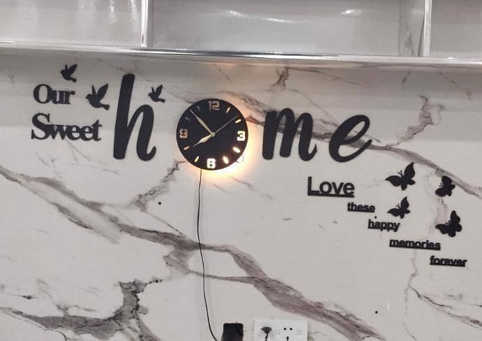 3D wall clock 1