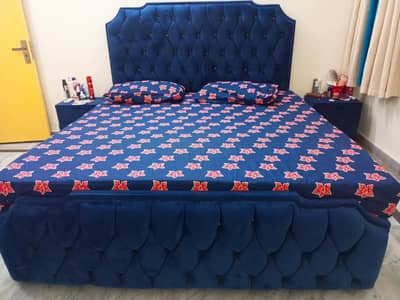 King Size Double Plae Bed with Matrix