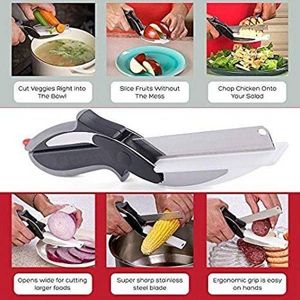 Smart Clever Cutter 2-in-1 Knife & Chopping Board