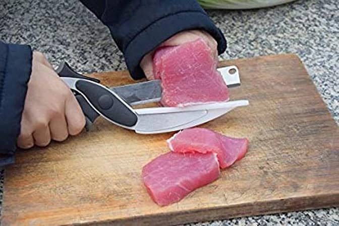 Smart Multi-Function Cutter 2 in 1 Cutting Board utility cutter Stainless Steel Ourdoor Smart Vegetable Knife