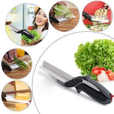 Smart Multi-Function Cutter 2 in 1 Cutting Board utility cutter Stainless Steel