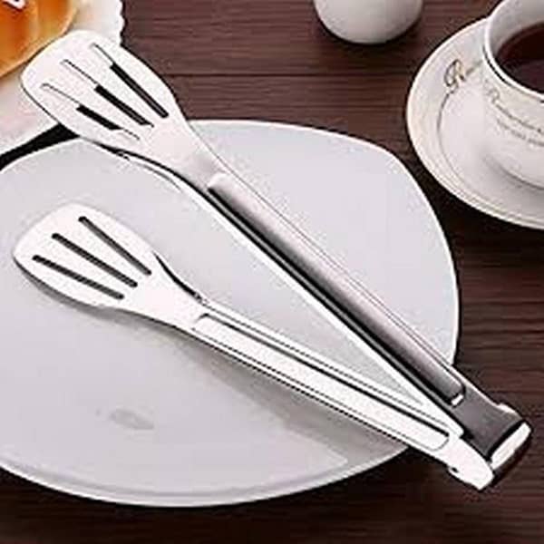 Stainless Steel Tongs Bread Food Clip Grill Tong Pizza Bread Steak Clip Home Kitchen Utensil Accessories