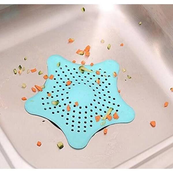[ Special Price ] Star Bathroom Drain Hair Catcher Bath Stopper Plug Sink Strainer Filter Shower Filter Net Suitable for Kitchen Washroom