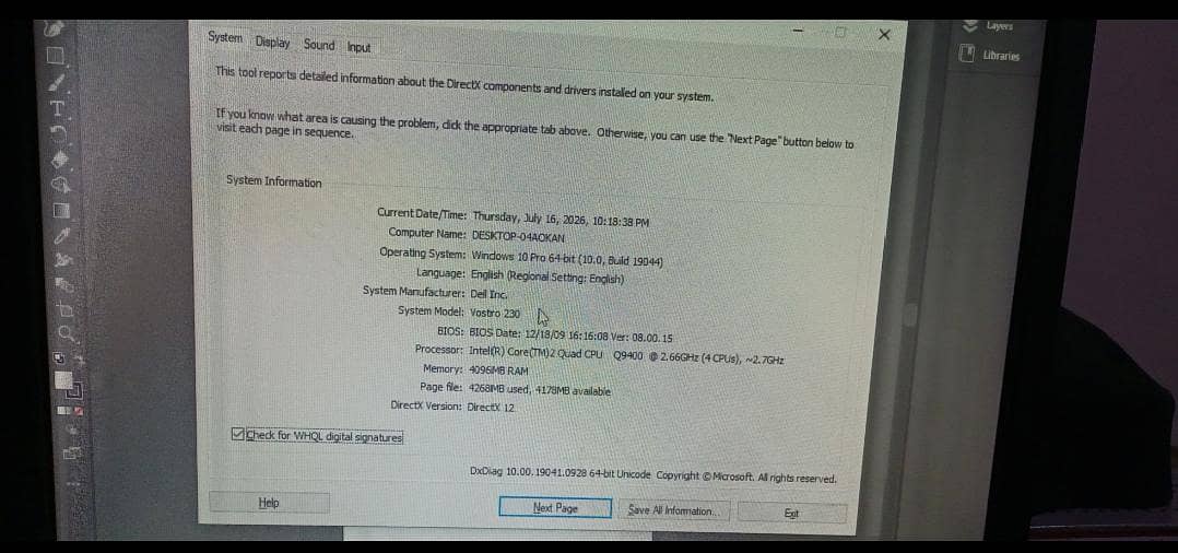 Dell pc 6