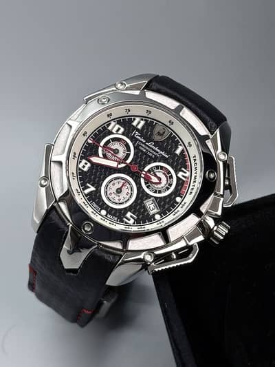 Tonino Lamborghini Analog Round Wristwatches 46mm Dial