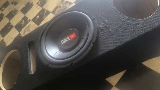 Car Sound System for Sale – JBL Subwoofer + Box + Amplifier